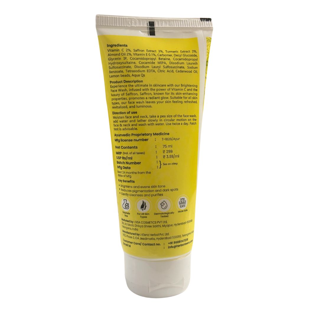 Vitamin C Face Wash- 75ml