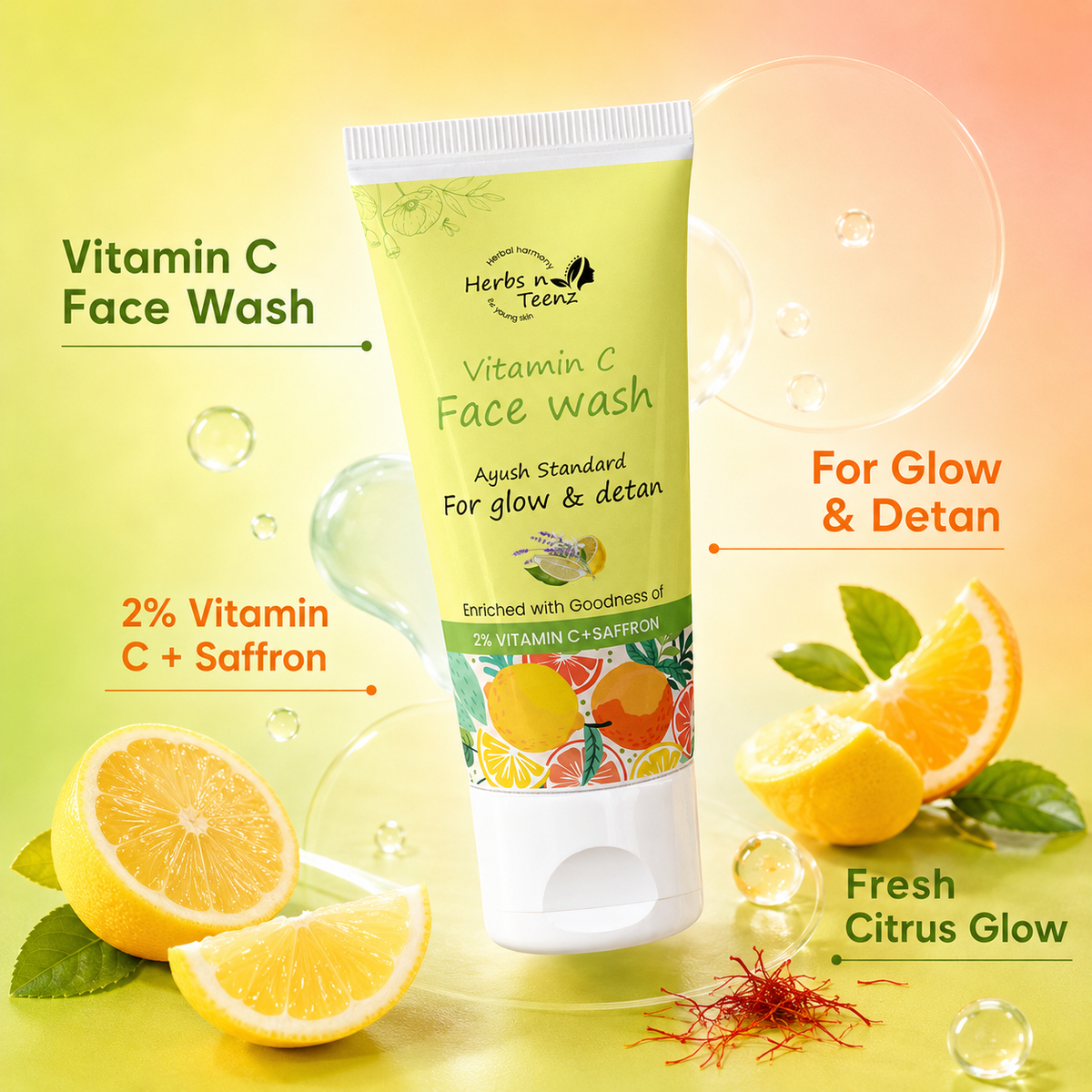 Vitamin C Face Wash- 75ml