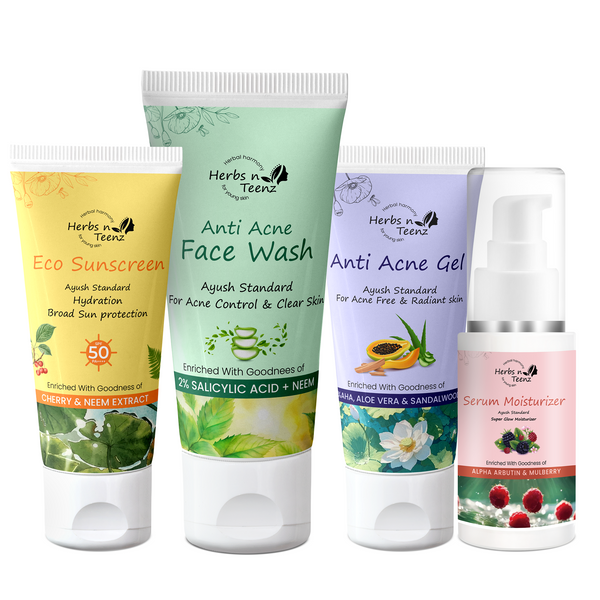 The Clear Skin Routine (Complete 4-Step Acne Kit)