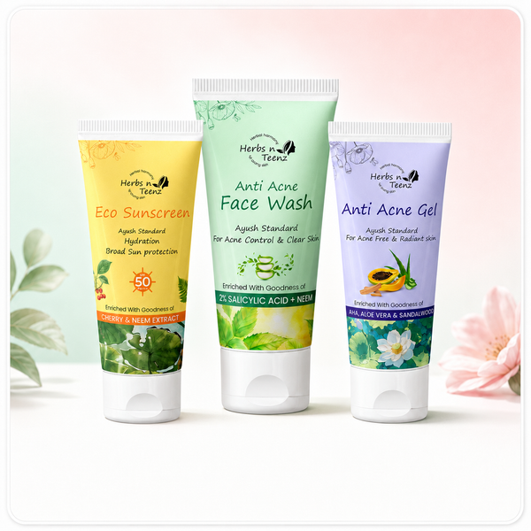 The Acne Starter Kit (Cleanse, Treat, Protect)